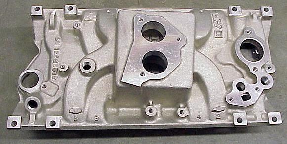 Aluminum Vortec Intake Manifold with TBI and EGR usage.