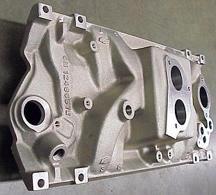 Aluminum Vortec Intake Manifold with TBI and EGR usage.