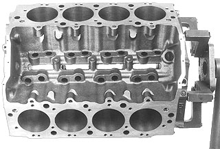 CNC Machined Short Deck Racing<br>Bow Tie Pro Stock Bare Block
