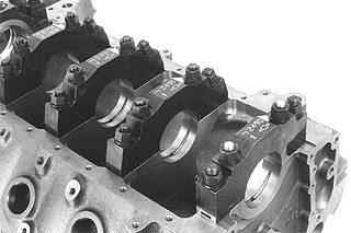 CNC Machined Short Deck Racing<br>Bow Tie Pro Stock Bare Block