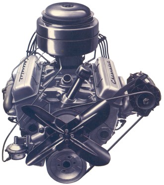 Picture of the original SBC 1955 factory engine.