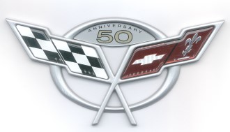 SBC 50TH Plastic Emblem.