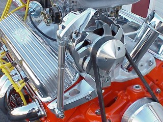 Alternator, Brackets, And Pulley