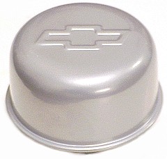 Chevrolet Black Crinkle Paint Push-In Breather Cap P/N 141-365