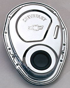 SBC Chrome Timing Covers P/N 141-215