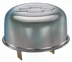 Chevrolet Chrome Push-On Breather Cap P/N 141-617