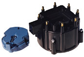 Black HEI Rotor and Cap Kit