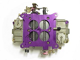 Bottom view of 750 carb.
