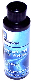 Photo of Camshaft and Lifter Prelube Bottle